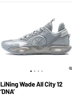 Li-Ning Wade All City 12 DNA ‘Silver' ABAU015-10 - Basketball Shoes Size 11